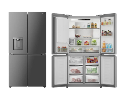 Lodówka Side by Side Lodówka Dreame DRC560WMXEEUP Multidoor No Frost 183cm Grafitowa Stal Fizz Fresh Kostkarka IceDuo 524L